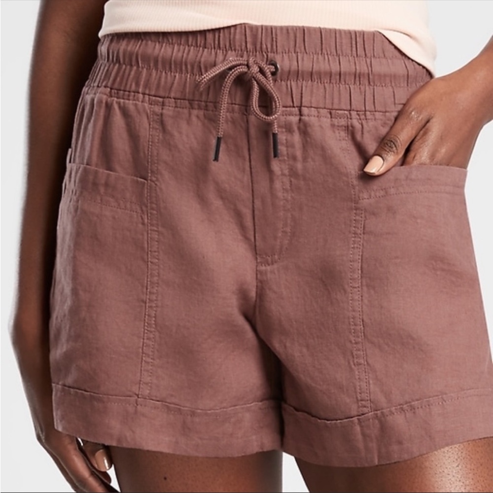 EUC Athleta Cabo Linen Shorts